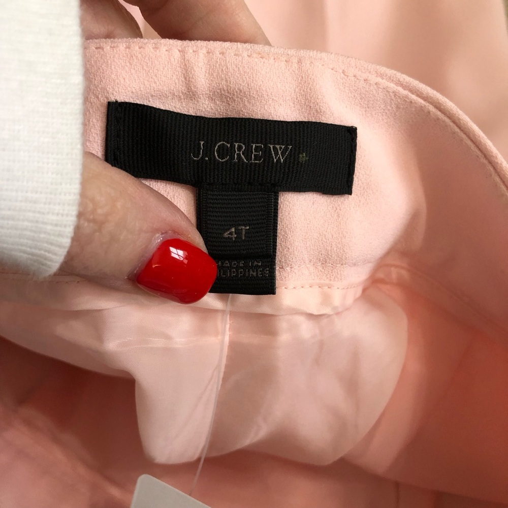 J. Crew Pink Straight Leg Pants with Sleek Silhouette - Picture 5 of 7